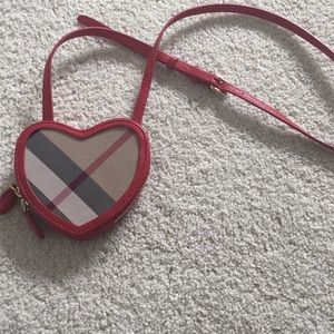 Burberry heart shaped bag!